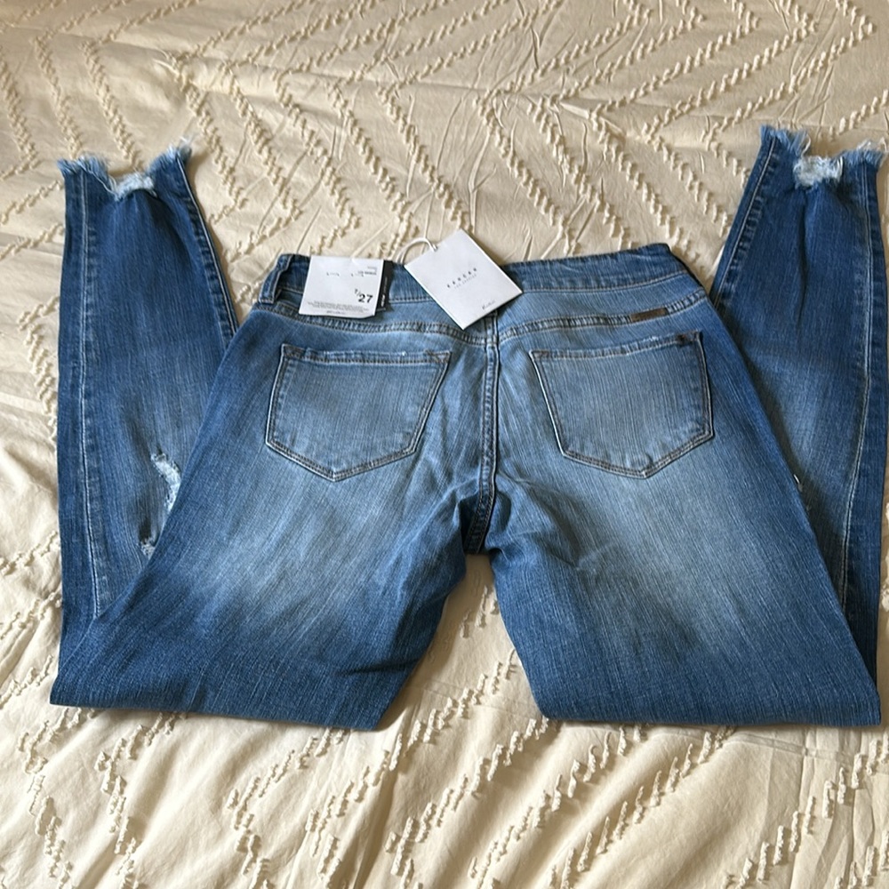 KanCan Distressed Blue Jeans - Picture 4 of 9